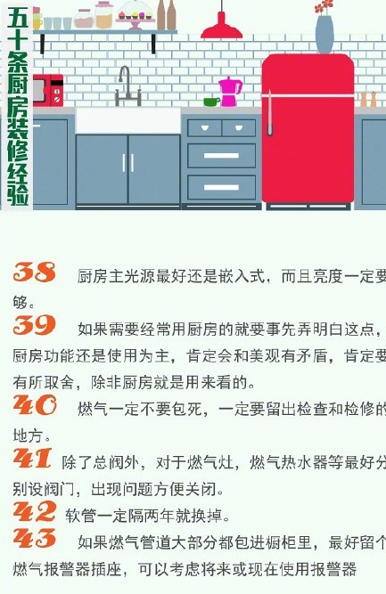 新房裝修廚房不能省，遠(yuǎn)景裝飾50條廚房裝修經(jīng)驗(yàn)